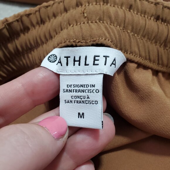 Athleta Tan Wide Leg Cargo Pants - Picture 11 of 16